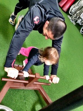 Master Coach Aaron with his daughter Hannah.